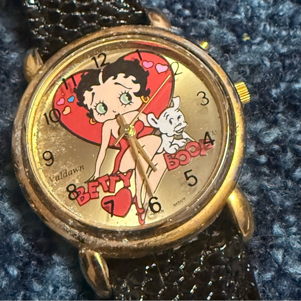 Betty Boop Gold Watch